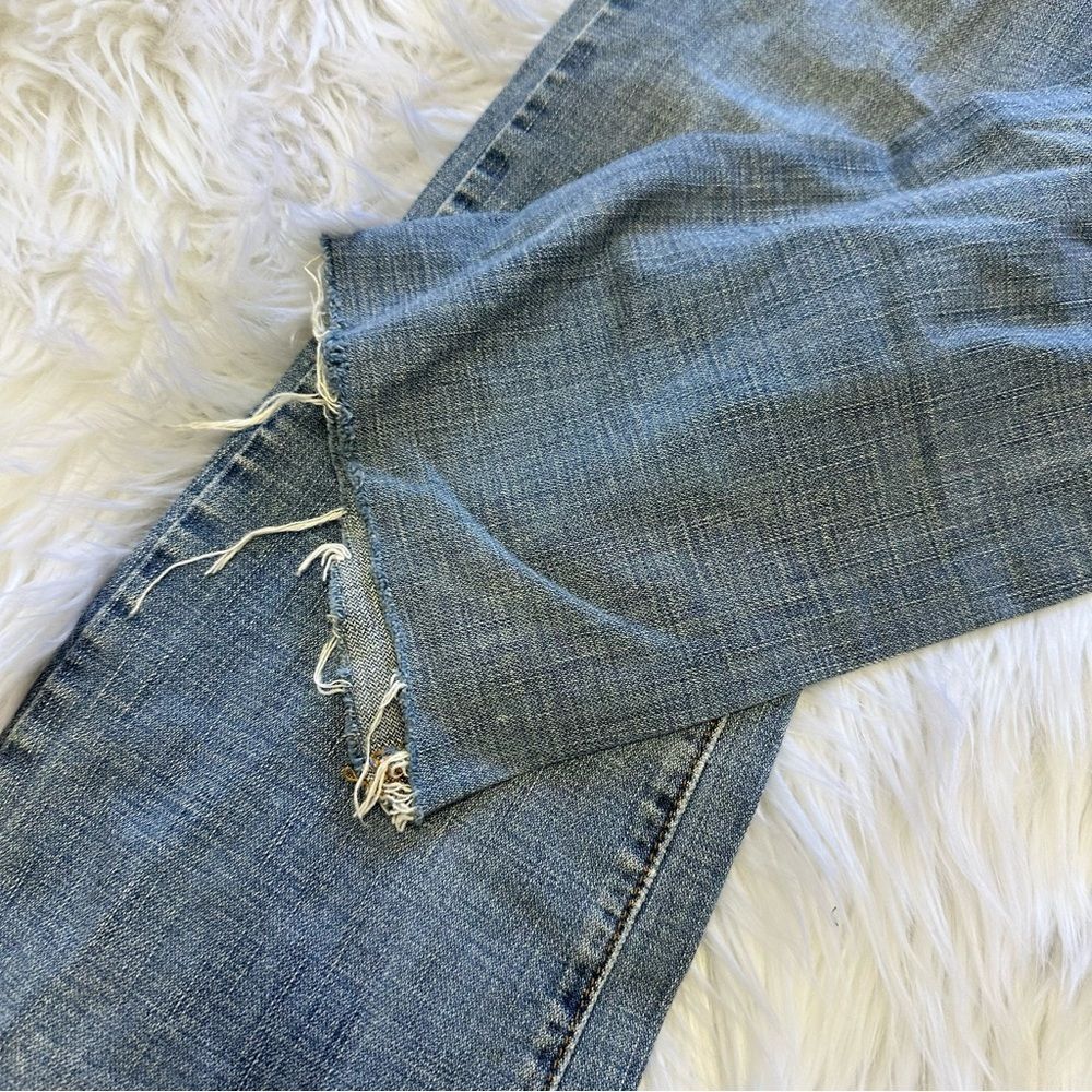 Lucky Brand Maui Meggie Jean Med Wash Women's Size 2/26 Raw Hem - Picture 4 of 14
